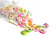 Blumen Frucht Bonbons Rocks handgemachte Motivbonbons Gastgeschenke Geburtstag Kindergeburtstag Sommerfest giveaways